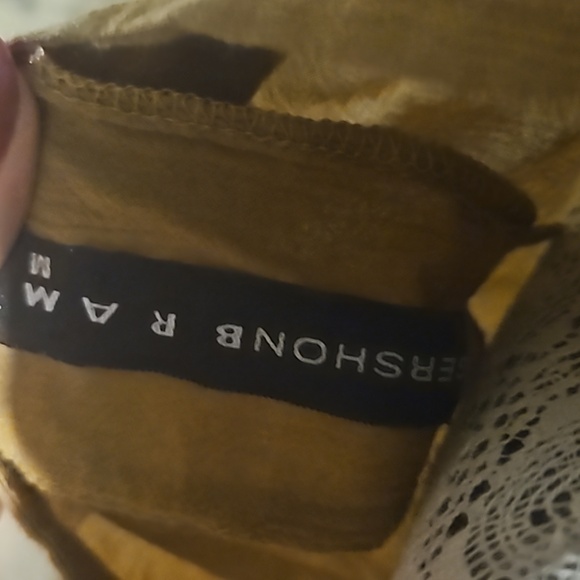 Gershon Bram Cotton Manndarin Collar Summer Top - Picture 6 of 10